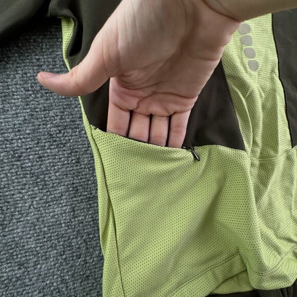 Nike Girls Green Jacket Small 4-6 Stretch Full Zip W/ Pockets, Logo Youth Kids - Picture 16 of 16